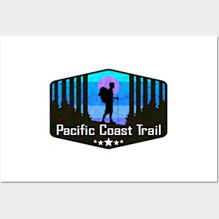 Pacific Coast Trail California Oregon Washington Hiking Hike Hiker Posters and Art